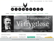 Tablet Screenshot of forlagetmindspace.dk